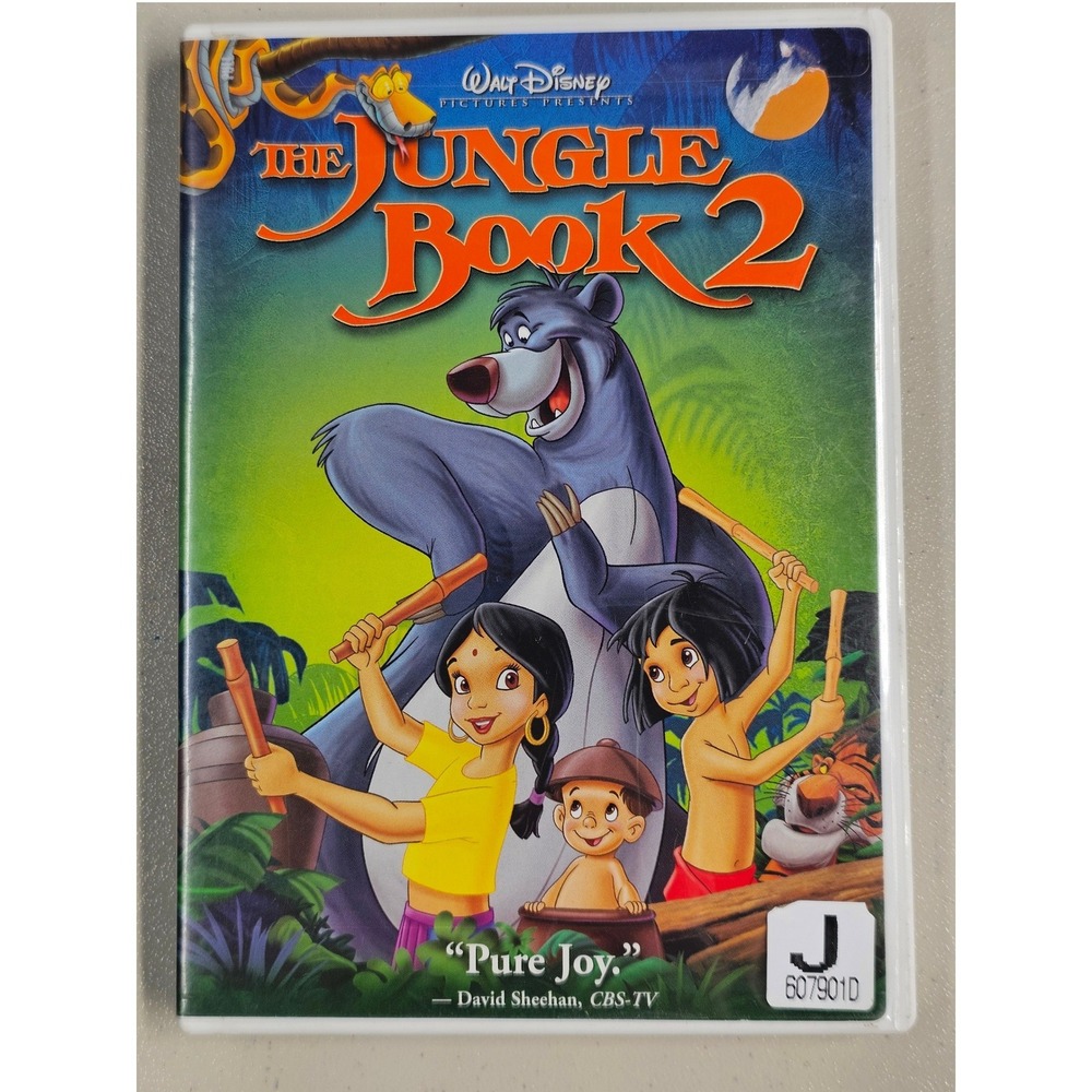 Disney The Jungle Book 2 DVD 2003 Widescreen Animated Kids Family Movie